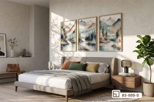 B3 005 D m1 tranh phong canh nui rung treo phong ngu hien dai sang trong xuongtranhcanvas