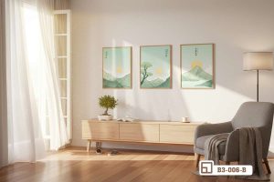 B3 006 B m4 tranh phong canh binh minh phoi canh goc lam viec toi gian xuongtranhcanvas