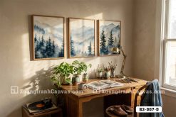 Tranh Canvas Nghệ Thuật Rừng Thông Sương Mờ Xanh Teal Decor Phòng Ngủ Mã-B3-007-D <p>Mang <u><strong>hơi thở của đại ngàn</strong></u> vào căn phòng với bộ <span style="color: #008080;"><strong>tranh canvas nghệ thuật</strong></span> rừng thông sương mù. Sự kết hợp giữa <em>sắc xanh Teal sâu thẳm</em> và <strong>hiệu ứng mờ ảo</strong> tạo nên một <span style="color: #2c3e50;">ốc đảo bình yên</span>, <u>giúp thư giãn tâm hồn</u> và <em>vỗ về giấc ngủ</em> sau ngày dài bận rộn.</p> B3 007 D Tranh Canvas Nghệ Thuật Rừng Thông Sương Mờ Xanh Teal Decor Phòng Ngủ m7