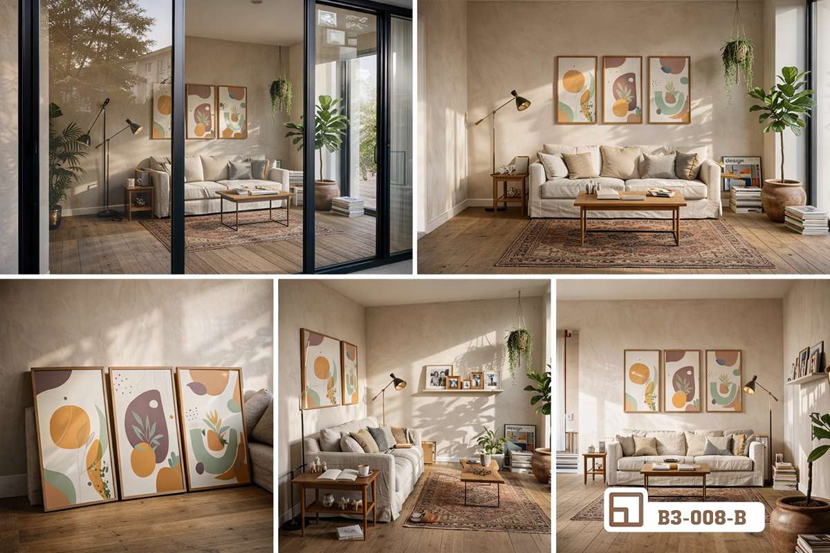 tổng hợp không gian nội thất biệt thự cao cấp treo tranh trừu tượng tối giản tổng hợp các góc nhìn không gian nội thất biệt thự cao cấp trang trí bộ tranh trừu tượng tối giản sang trọng