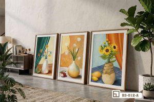 B3 012 A m1 tranh tinh vat binh hoa dat san phong khach cao cap hien dai xuongtranhcanvas