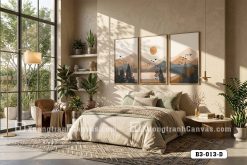 Tranh Canvas Bình Minh Trên Núi Tông Cam Đất Phong Cách Modern Boho Mã-B3-013-D B3 013 D Tranh Canvas Bình Minh Trên Núi Tông Cam Đất Phong Cách Modern Boho m4