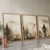 Tranh phong cảnh rừng thông - Đánh thức nguồn năng lượng mộc mạc và tĩnh tại B3 022 D m1 tranh phong canh rung thong bo ba tua san nha moc mac xuongtranhcanvas