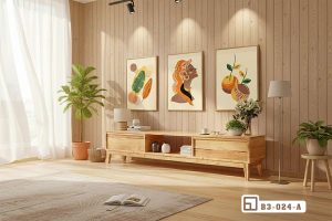 Tranh chân dung trừu tượng - Tuyên ngôn cá tính nghệ thuật đầy cuốn hút B3 024 A m4 bo tranh chan dung truu tuong treo tuong phong khach biet thu xuongtranhcanvas