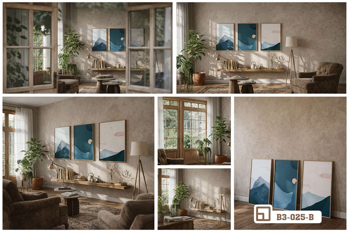tổng hợp mẫu tranh phong cảnh tối giản không gian luxury Tổng hợp các mẫu tranh phong cảnh tối giản trong không gian nội thất luxury cao cấp và sang trọng
