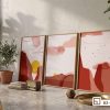 B3 026 B m1 tranh phong canh hoang hon do am ap tua tuong hien dai xuongtranhcanvas