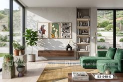 B3 040 C Tranh Canvas Nghệ Thuật Đa Sắc Thái Chú Mèo Và Chữ Typography m4
