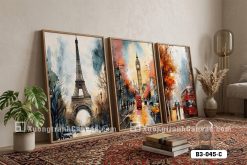 B3 045 C Tranh Canvas Nghệ Thuật Châu Âu Hành Trình Qua Những Giấc Mơ m1