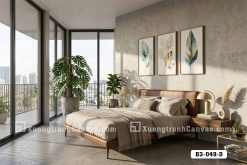B3 049 D Tranh Canvas Trừu Tượng Line Art Tối Giản Thanh Lịch m4