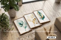 B3 049 D Tranh Canvas Trừu Tượng Line Art Tối Giản Thanh Lịch m5
