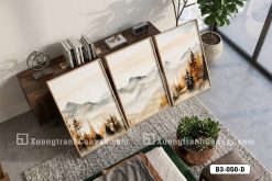 Tranh Canvas Nghệ Thuật Núi Non Sương Mờ Tông Màu Đất Ấm Áp Hiện Đại Mã-B3-050-D B3 050 D Tranh Canvas Nghệ Thuật Núi Non Sương Mờ Tông Màu Đất Ấm Áp Hiện Đại m4
