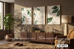 Tranh Canvas Thực Vật Đương Đại-Tuyệt Tác Đối Thoại Sắc Màu Mã-B3-059-D B3 059 D Tranh Canvas Thực Vật Đương Đại Tuyệt Tác Đối Thoại Sắc Màu m7