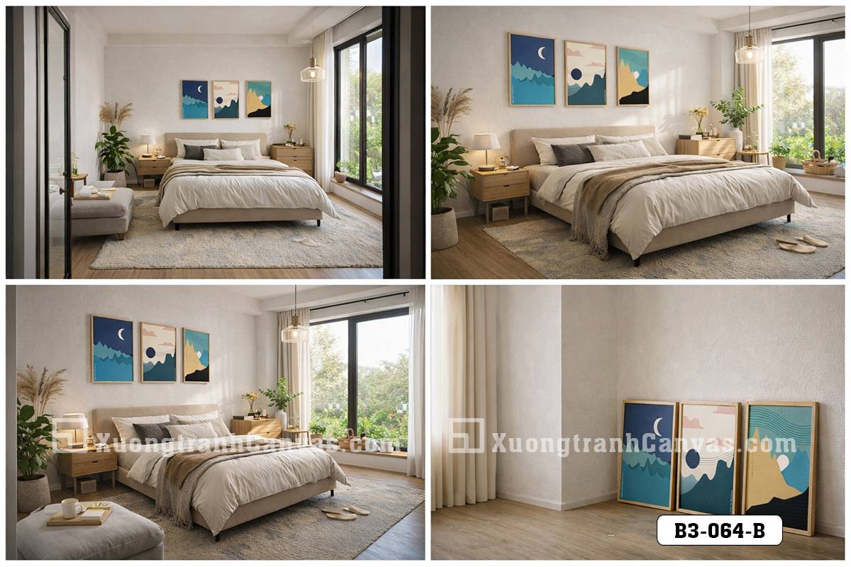 Tranh Canvas Rừng Thông Sương Giá-Bản Tình Ca Của Núi Rừng