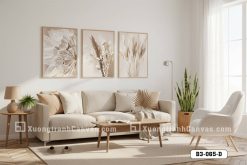 Bộ Tranh Canvas Thực Vật Màu Be-Tuyệt Tác Tối Giản Cho Phòng Ngủ Mã-B3-065-D B3 065 D Bộ Tranh Canvas Thực Vật Màu Be Tuyệt Tác Tối Giản Cho Phòng Ngủ m6