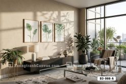 Tranh Canvas Lá Nhiệt Đới Tông Màu Be-Phong Cách Hiện Đại Mã-B3-066-A B3 066 A Tranh Canvas Lá Nhiệt Đới Tông Màu Be Phong Cách Hiện Đại m6