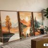 Tranh Canvas Phong Cảnh Núi Rừng Tông Màu Ấm-Vẻ Đẹp Bình Yên Mã-B3-075-D B3 075 D Tranh Canvas Phong Cảnh Núi Rừng Tông Màu Ấm Vẻ Đẹp Bình Yên m1