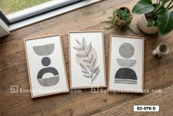 Tranh Canvas Trừu Tượng Zen Japandi Tông Đen Trắng Tối Giản Mã-B3-076-D B3 076 D Tranh Canvas Trừu Tượng Zen Japandi Tông Đen Trắng Tối Giản m5