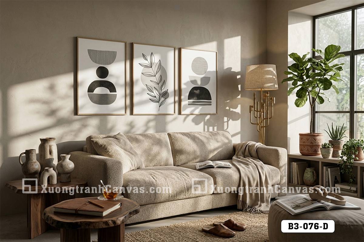 B3 076 D Tranh Canvas Trừu Tượng Zen Japandi Tông Đen Trắng Tối Giản m7 B3 076 D Tranh Canvas Trừu Tượng Zen Japandi Tông Đen Trắng Tối Giản m7