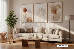 Tranh Canvas Nghệ Thuật Đương Đại Tông Vàng Kim Beige Sang Trọng Mã-B3-081-D B3 081 D Tranh Canvas Nghệ Thuật Đương Đại Tông Vàng Kim Beige Sang Trọng m6