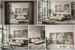 Tranh Canvas Nghệ Thuật Line Art Mặt Người Tông Xanh Rêu Cam Đất Hiện Đại Mã-B3-090-A B3 090 A Tranh Canvas Nghệ Thuật Line Art Mặt Người Tông Xanh Rêu Cam Đất Hiện Đại m3