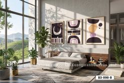Bộ Tranh Canvas Trừu Tượng Tông Màu Đất Nghệ Thuật Đương Đại Độc Bản Mã-B3-090-B B3 090 B Bộ Tranh Canvas Trừu Tượng Tông Màu Đất Nghệ Thuật Đương Đại Độc Bản m4