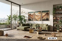 Tranh Canvas Bộ Ba Đồi Núi Lớp Gỗ Trừu Tượng Tông Nâu Ấm Phong Cách Organic Modern Mã-B3-090-D B3 090 D Tranh Canvas Bộ Ba Đồi Núi Lớp Gỗ Trừu Tượng Tông Nâu Ấm Phong Cách Organic Modern m6
