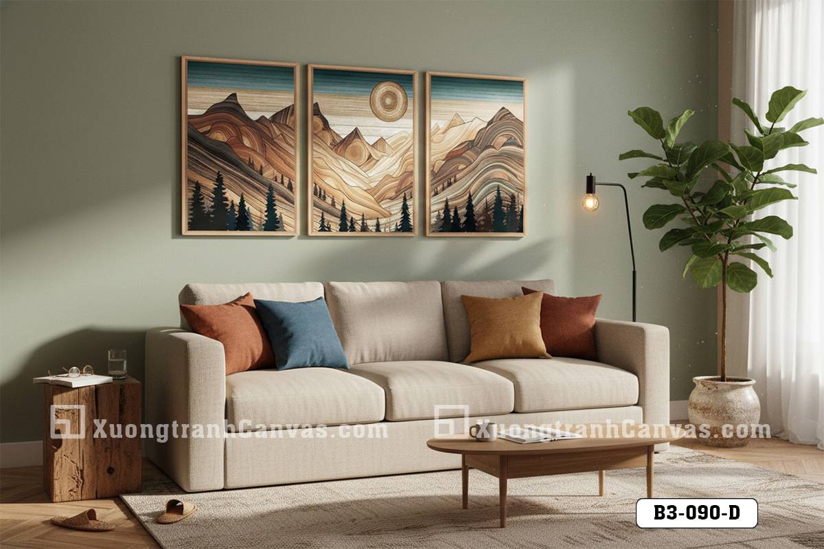B3 090 D Tranh Canvas Bộ Ba Đồi Núi Lớp Gỗ Trừu Tượng Tông Nâu Ấm Phong Cách Organic Modern m7 B3 090 D Tranh Canvas Bộ Ba Đồi Núi Lớp Gỗ Trừu Tượng Tông Nâu Ấm Phong Cách Organic Modern m7