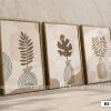 Tranh Canvas Bộ Ba Thảo Mộc Tối Giản Tông Màu Kem Đất Phong Cách Wabi Sabi Mã-B3-092-B B3 092 B Tranh Canvas Bộ Ba Thảo Mộc Tối Giản Tông Màu Kem Đất Phong Cách Wabi Sabi m1