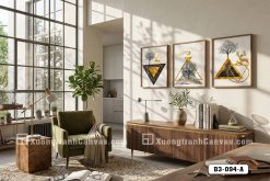 Tranh Canvas Bộ Ba Hươu Vàng Và Hình Khối Trừu Tượng Phong Cách Neo Classic Mã-B3-094-A B3 094 A Tranh Canvas Bộ Ba Hươu Vàng Và Hình Khối Trừu Tượng Phong Cách Neo Classic m6