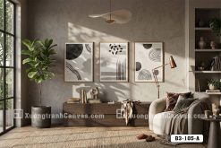 Tranh Canvas Nghệ Thuật Trừu Tượng Đen Trắng Tối Giản Hiện Đại Nordic Mã-B3-105-A B3 105 A Tranh Canvas Nghệ Thuật Trừu Tượng Đen Trắng Tối Giản Hiện Đại Nordic m7