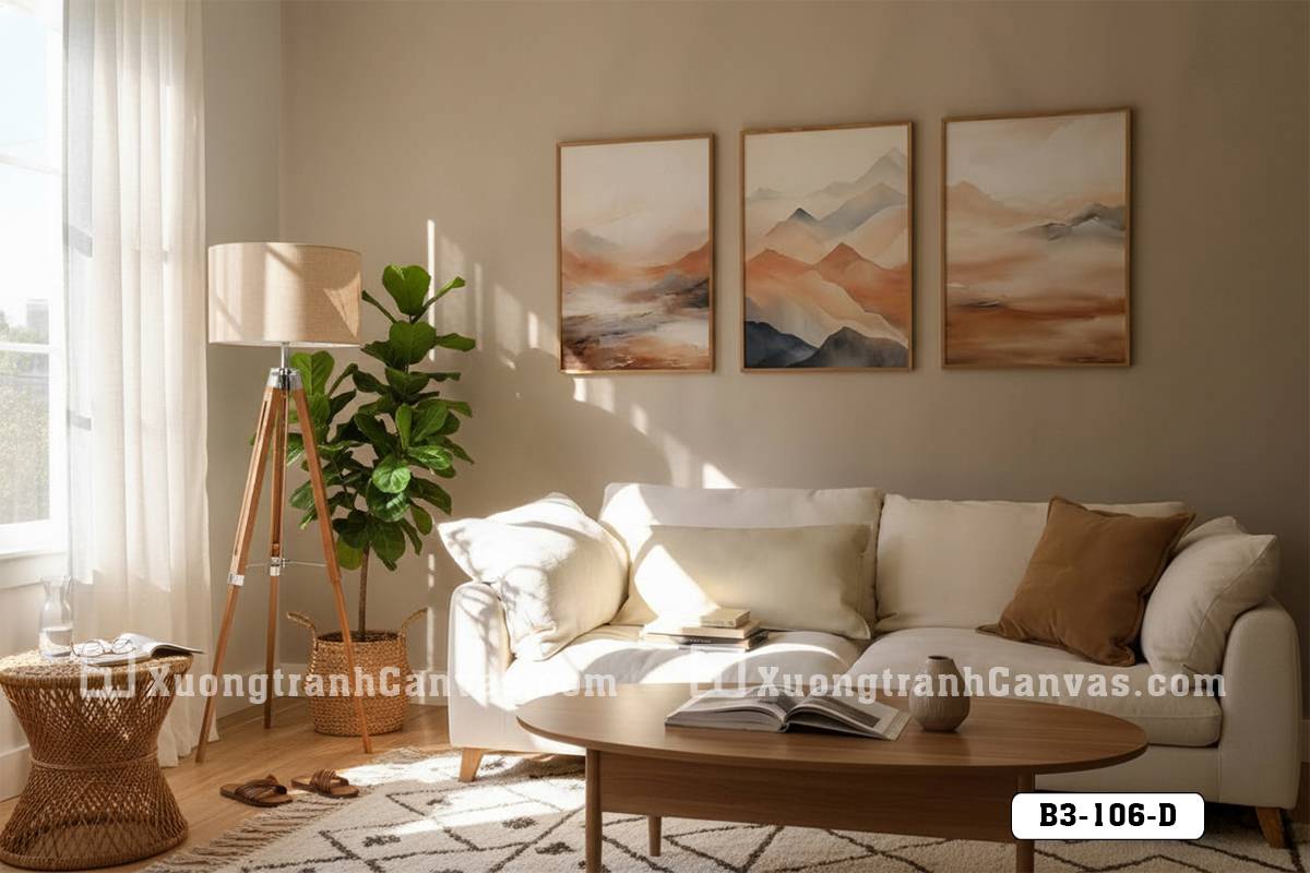 B3 106 D Tranh Canvas Bộ 3 Trừu Tượng Phong Cảnh Tông Màu Vàng Cát Sang Trọng m7 B3 106 D Tranh Canvas Bộ 3 Trừu Tượng Phong Cảnh Tông Màu Vàng Cát Sang Trọng m7