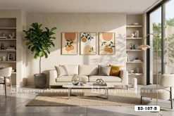 Tranh Canvas Tĩnh Vật Trái Cam Phong Cách Mid-Century Boho Mã-B3-107-B B3 107 B Tranh Canvas Tĩnh Vật Trái Cam Phong Cách Mid Century Boho m4