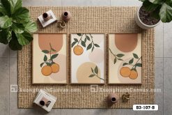 Tranh Canvas Tĩnh Vật Trái Cam Phong Cách Mid-Century Boho Mã-B3-107-B B3 107 B Tranh Canvas Tĩnh Vật Trái Cam Phong Cách Mid Century Boho m5