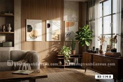 B3 114 A Tranh Canvas Nghệ Thuật Trừu Tượng Tông Màu Beige Ấm Áp Hiện Đại m7
