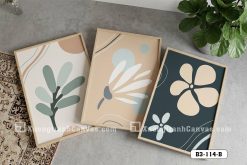 Tranh Canvas Nghệ Thuật Trừu Tượng Hoa Lá Tối Giản Tông Màu Pastel Modern Mã-B3-114-B B3 114 B Tranh Canvas Nghệ Thuật Trừu Tượng Hoa Lá Tối Giản Tông Màu Pastel Modern m5