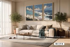 Tranh Canvas Nghệ Thuật Trừu Tượng Đại Dương Tông Xanh Vàng Sang Trọng Mã-B3-117-D B3 117 D Tranh Canvas Nghệ Thuật Trừu Tượng Đại Dương Tông Xanh Vàng Sang Trọng m7