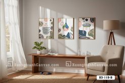 Bộ Tranh Canvas Nghệ Thuật Hiện Đại Trang Trí Phòng Khách Cao Cấp Mã-B3-119-B B3 119 B Bộ Tranh Canvas Nghệ Thuật Hiện Đại Trang Trí Phòng Khách Cao Cấp m6