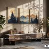 Tranh Canvas Phong Cảnh Rừng Thông Trăng Sao Tông Màu Trầm Hiện Đại Mã-B3-119-D B3 119 D Tranh Canvas Phong Cảnh Rừng Thông Trăng Sao Tông Màu Trầm Hiện Đại m1