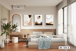 Tranh Canvas Hình Học Trừu Tượng Tông Đất Japandi Sang Trọng Mã-B3-123-A B3 123 A Tranh Canvas Hình Học Trừu Tượng Tông Đất Japandi Sang Trọng m6