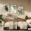 Tranh Canvas Nghệ Thuật Line Art Thực Vật Xanh Mát Hiện Đại Mã-B3-123-D B3 123 D Tranh Canvas Nghệ Thuật Line Art Thực Vật Xanh Mát Hiện Đại m1