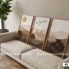 Tranh Canvas Phong Cảnh Rừng Cây Tông Nâu Đất Hiện Đại Mã-B3-124-B B3 124 B Tranh Canvas Phong Cảnh Rừng Cây Tông Nâu Đất Hiện Đại m1