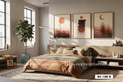 Tranh Canvas Trừu Tượng Mặt Trời Và Hình Khối Tông Màu Đất Mã-B3-126-B B3 126 B Tranh Canvas Trừu Tượng Mặt Trời Và Hình Khối Tông Màu Đất m6