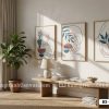 Tranh Canvas Nghệ Thuật Line Art Tông Xanh Pastel Minimalist Mã-B3-127-B B3 127 B Tranh Canvas Nghệ Thuật Line Art Tông Xanh Pastel Minimalist m1