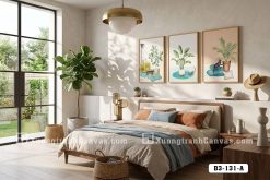 B3 131 A Tranh Canvas Cây Cối Minh Họa Động Vật Tranh Canvas Cây Cối Decor Hiện Đại m2