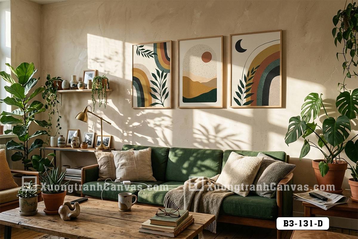 B3 131 D Tranh Canvas Boho Trừu Tượng Tông Cam Đất Phong Cách Bắc Âu Hiện Đại m7 B3 131 D Tranh Canvas Boho Trừu Tượng Tông Cam Đất Phong Cách Bắc Âu Hiện Đại m7