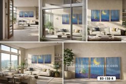 Tranh Canvas Nghệ Thuật Cậu Bé Ngắm Trăng Sao Mộng Mơ Mã-B3-132-A <p>Đắm chìm trong <u><strong>thế giới mộng mơ</strong></u> của bộ <em><strong><span style="color: #483d8b;">tranh canvas ngắm trăng sao</span></strong></em>, nơi <strong>ánh trăng khuyết</strong> tỏa sáng giữa trời đêm. Tác phẩm mang lại <u>sự tĩnh tại</u> và <em>cảm hứng nghệ thuật</em>, kiến tạo một <strong>phòng khách</strong> đầy cảm xúc.</p> B3 132 A Tranh Canvas Nghệ Thuật Cậu Bé Ngắm Trăng Sao Mộng Mơ m3