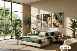 Tranh Canvas Lá Monstera Vàng Kim Tropical Hiện Đại Sang Trọng Mã-B3-152-A B3 152 A Tranh Canvas Lá Monstera Vàng Kim Tropical Hiện Đại Sang Trọng m4