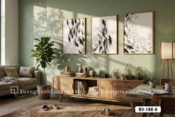 Tranh Canvas Cửu Ngư Quần Hội Thủy Mặc Đen Trắng Nghệ Thuật Mã-B3-162-A B3 162 A Tranh Canvas Cửu Ngư Quần Hội Thủy Mặc Đen Trắng Nghệ Thuật m7