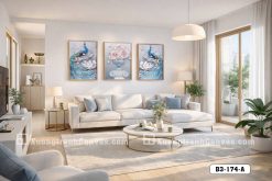 Tranh Canvas Chim Công Và Hoa Hồng 3D Sang Trọng Qúy Phái Mã-B3-174-A B3 174 A Tranh Canvas Chim Công Và Hoa Hồng 3D Sang Trọng Qúy Phái m4