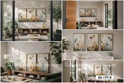 Tranh Canvas Cánh Đồng Hoa Dại Mùa Thu-Khúc Ca Đồng Nội Thanh Bình Mã-B3-177-D B3 177 D Tranh Canvas Cánh Đồng Hoa Dại Mùa Thu Khúc Ca Đồng Nội Thanh Bình m3